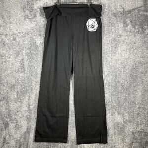 ThinkGeek Pants Womens 2XL Black Sweatpants D20 D&D Natural 20